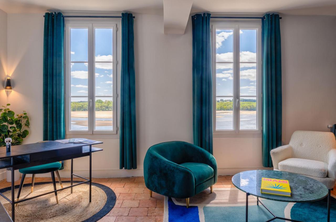 Saint-Mathurin  Casa Mila & Spa - Maison D'Hotes Raffinee Vue Loire, Spa & Piscine מראה חיצוני תמונה