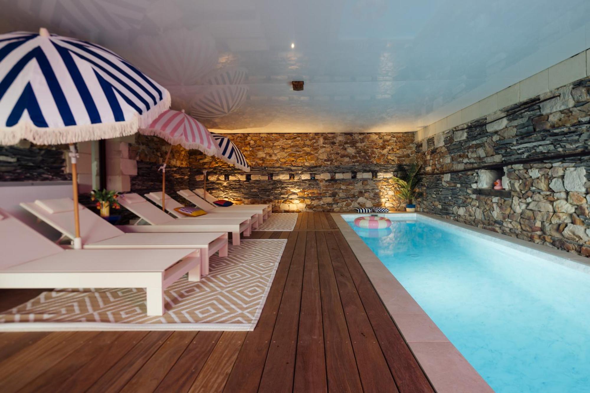 Saint-Mathurin  Casa Mila & Spa - Maison D'Hotes Raffinee Vue Loire, Spa & Piscine מראה חיצוני תמונה